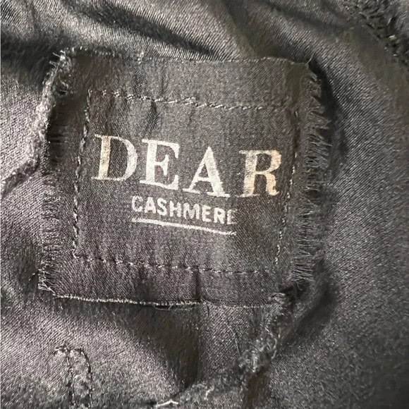 Dear Cashmere 100% Silk Black Lightweight Pants Size Medium - Picture 9 of 11